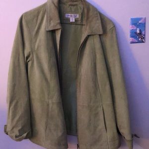 Coldwater Creek Leather Jacket